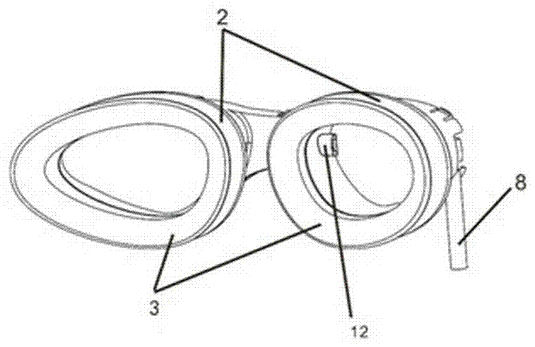 Air pressure type eye fatigue recovery apparatus