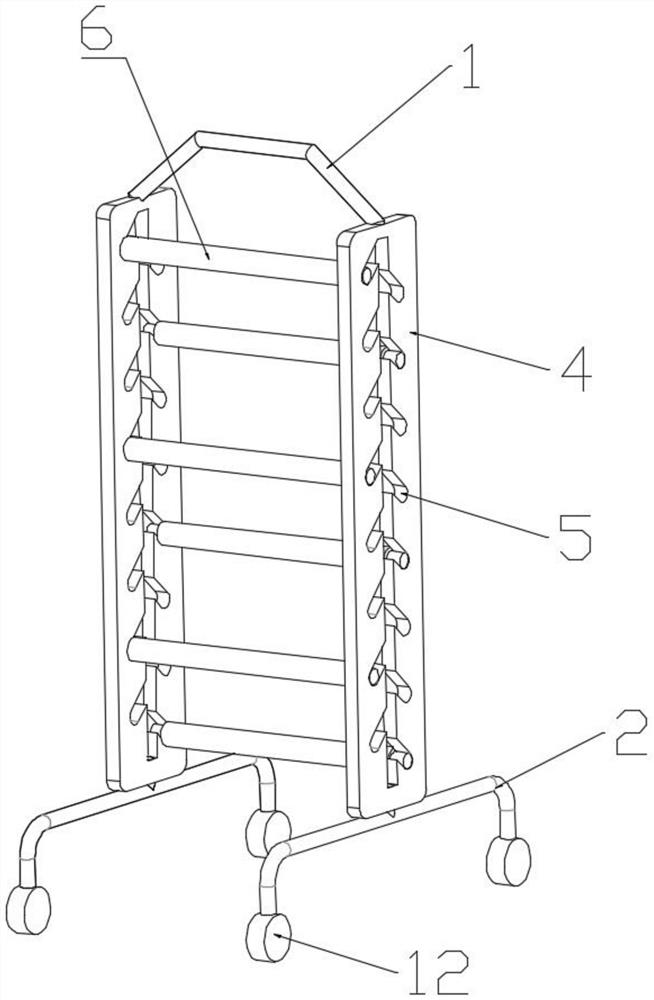 Adjustable spine correction training frame with myoelectricity monitoring function