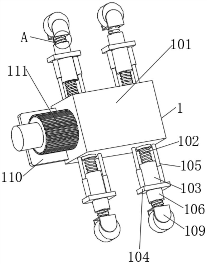 Gas pipeline cleaning device and using method