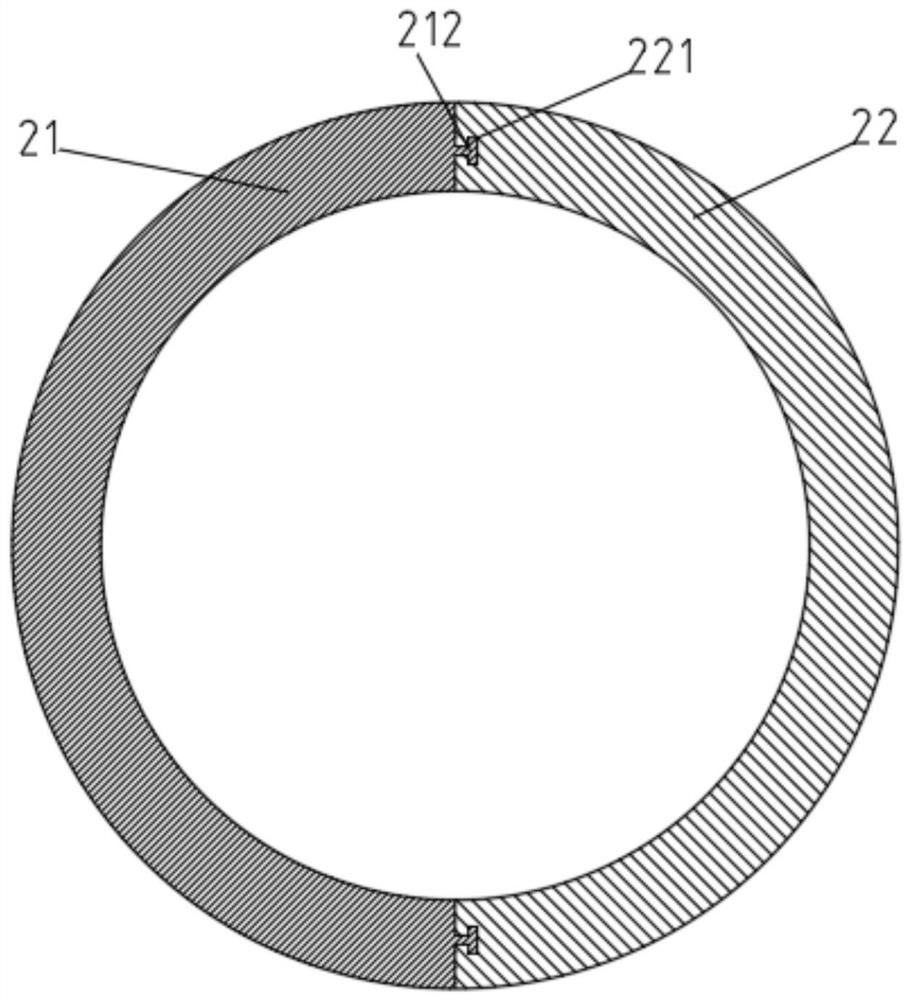 A combined assembled inspection well and its installation method