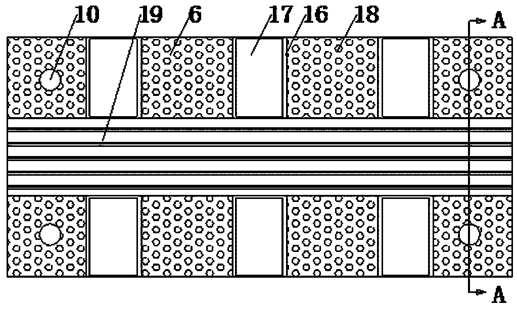 Road surface speed bump with damping function