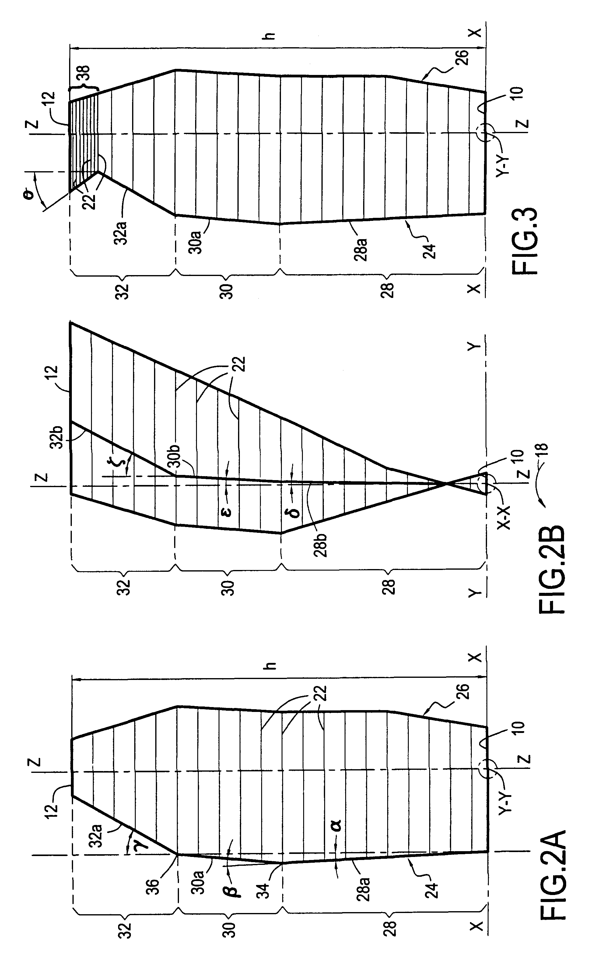 Swept turbomachine blade