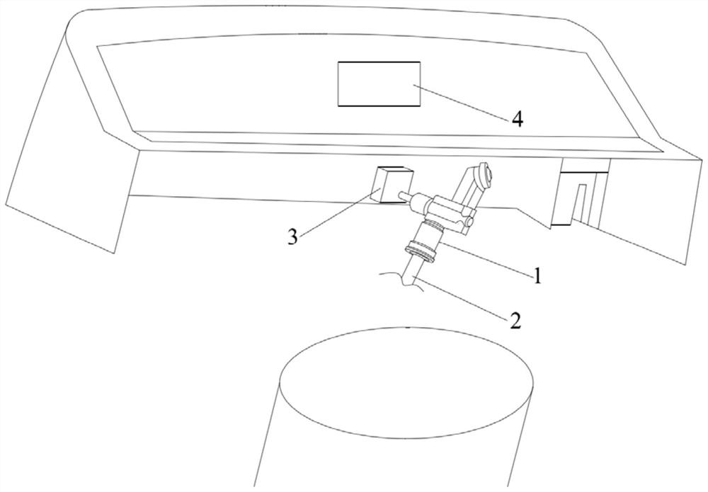 A washing machine spray structure, washing machine and spraying method