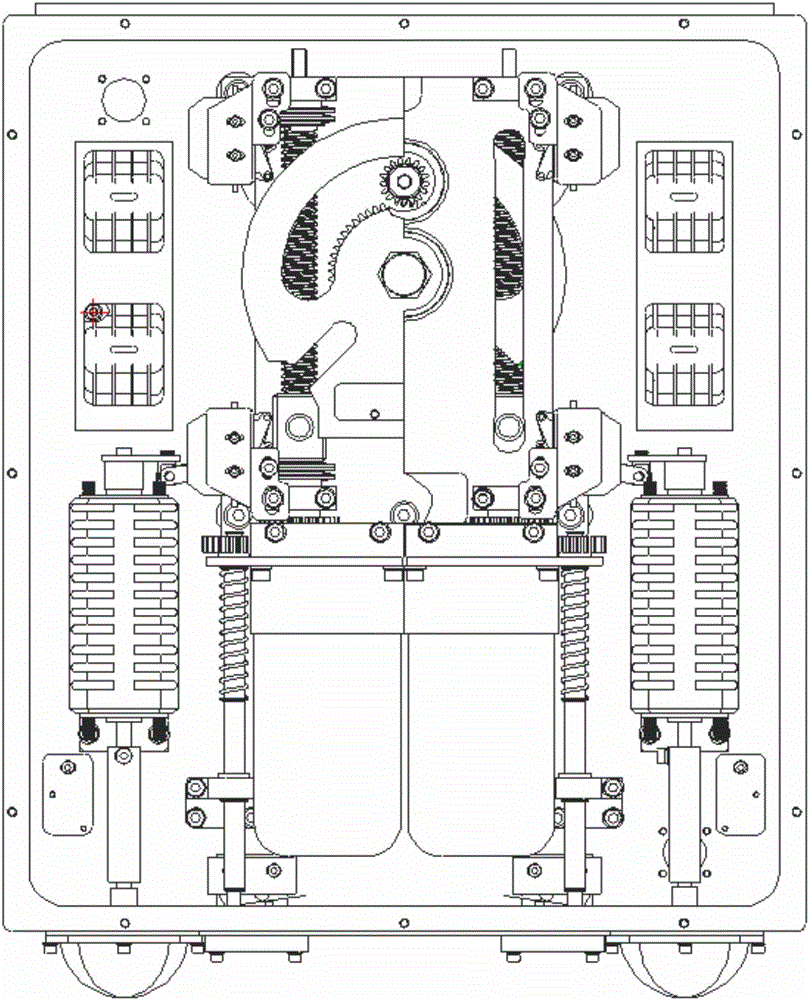 Three-station operating mechanism of high-power single motor