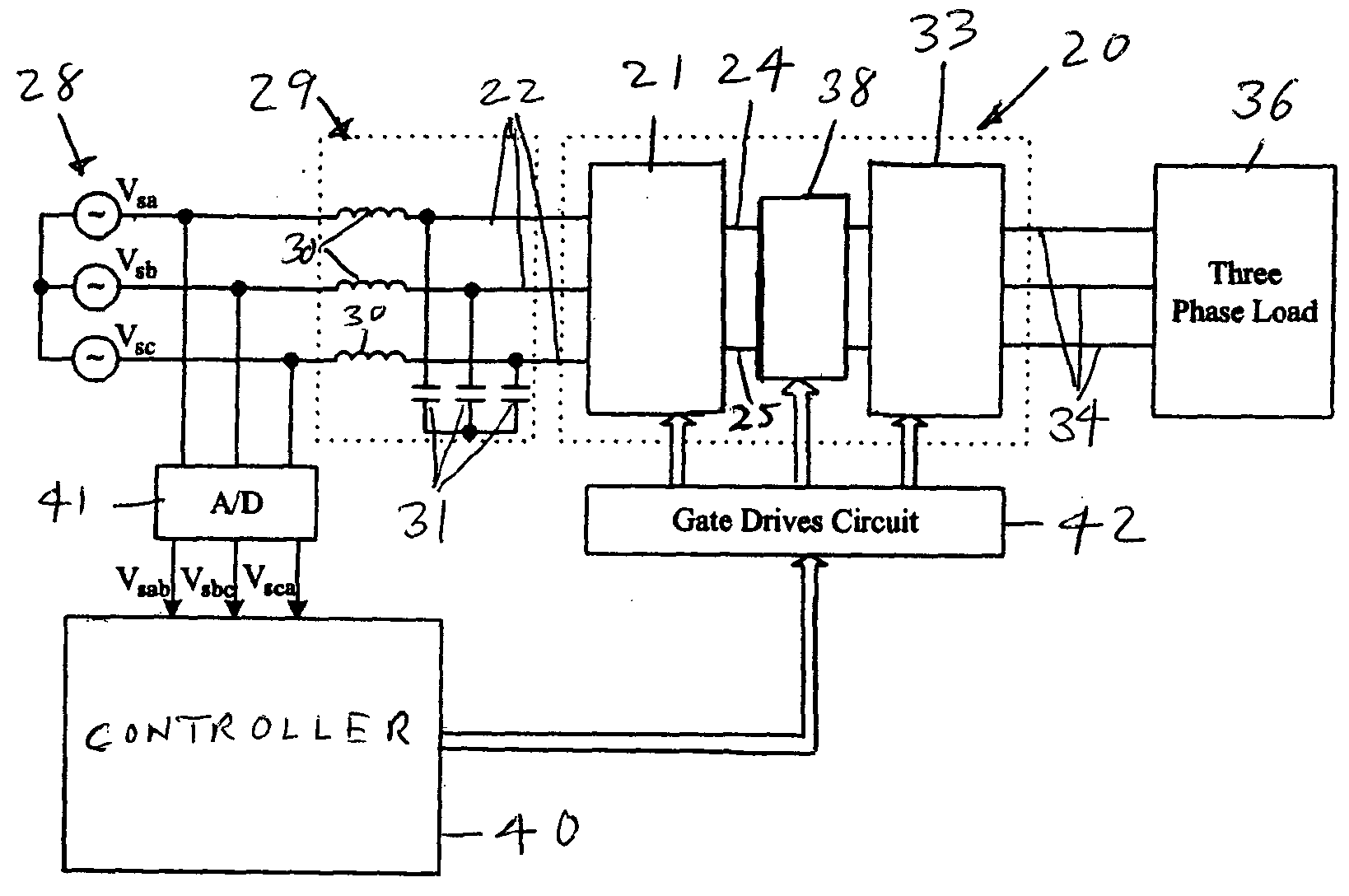 Dual bridge matrix converter