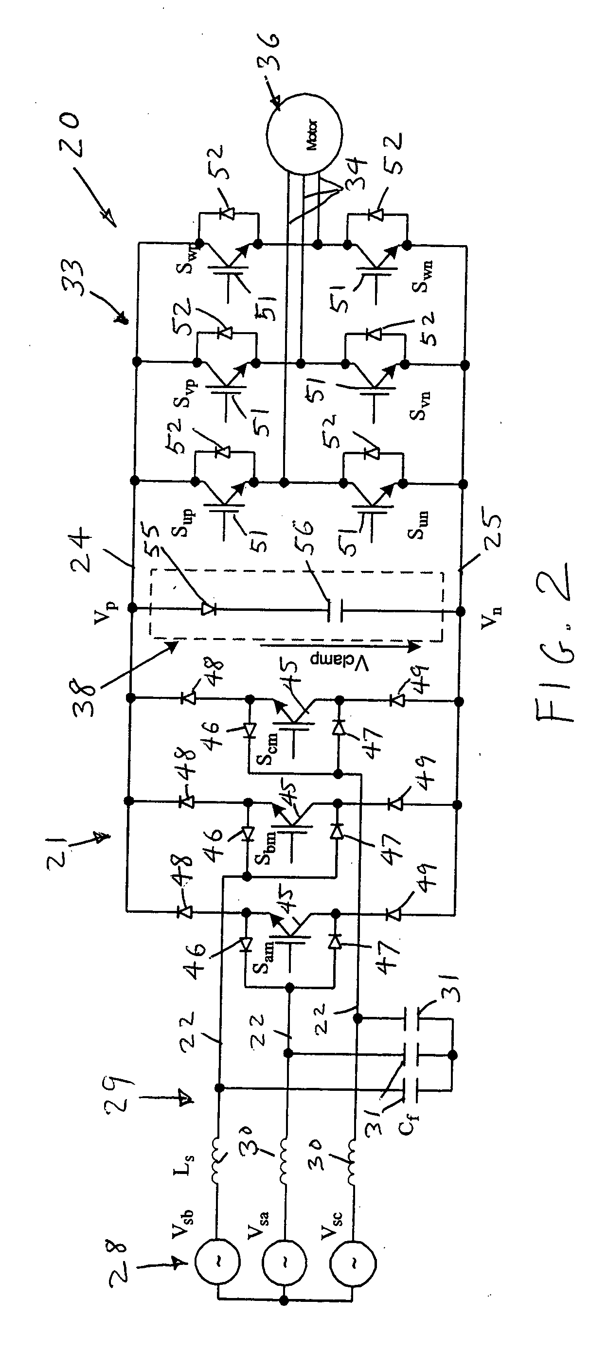 Dual bridge matrix converter