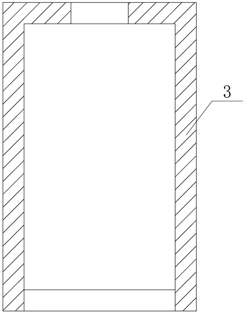 Built-in portal rigid frame structure for reinforcing existing masonry building and construction method of built-in portal rigid frame structure