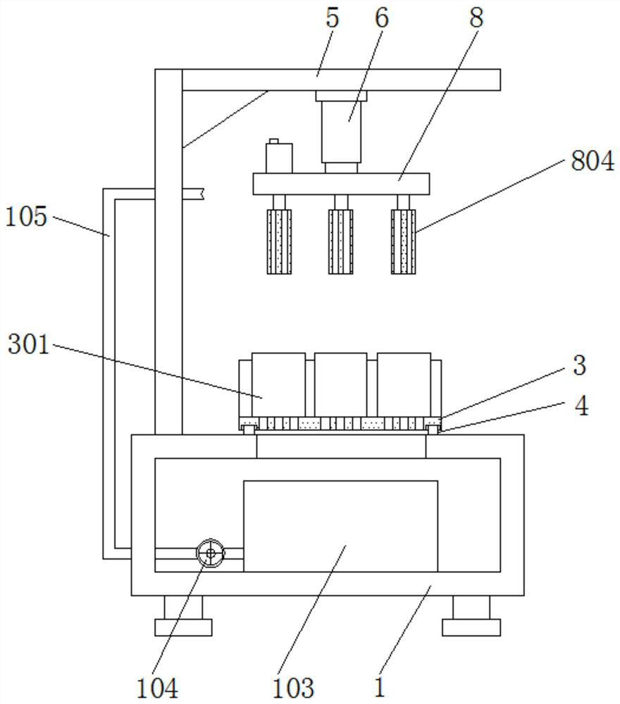 A mechanical seal oiling device