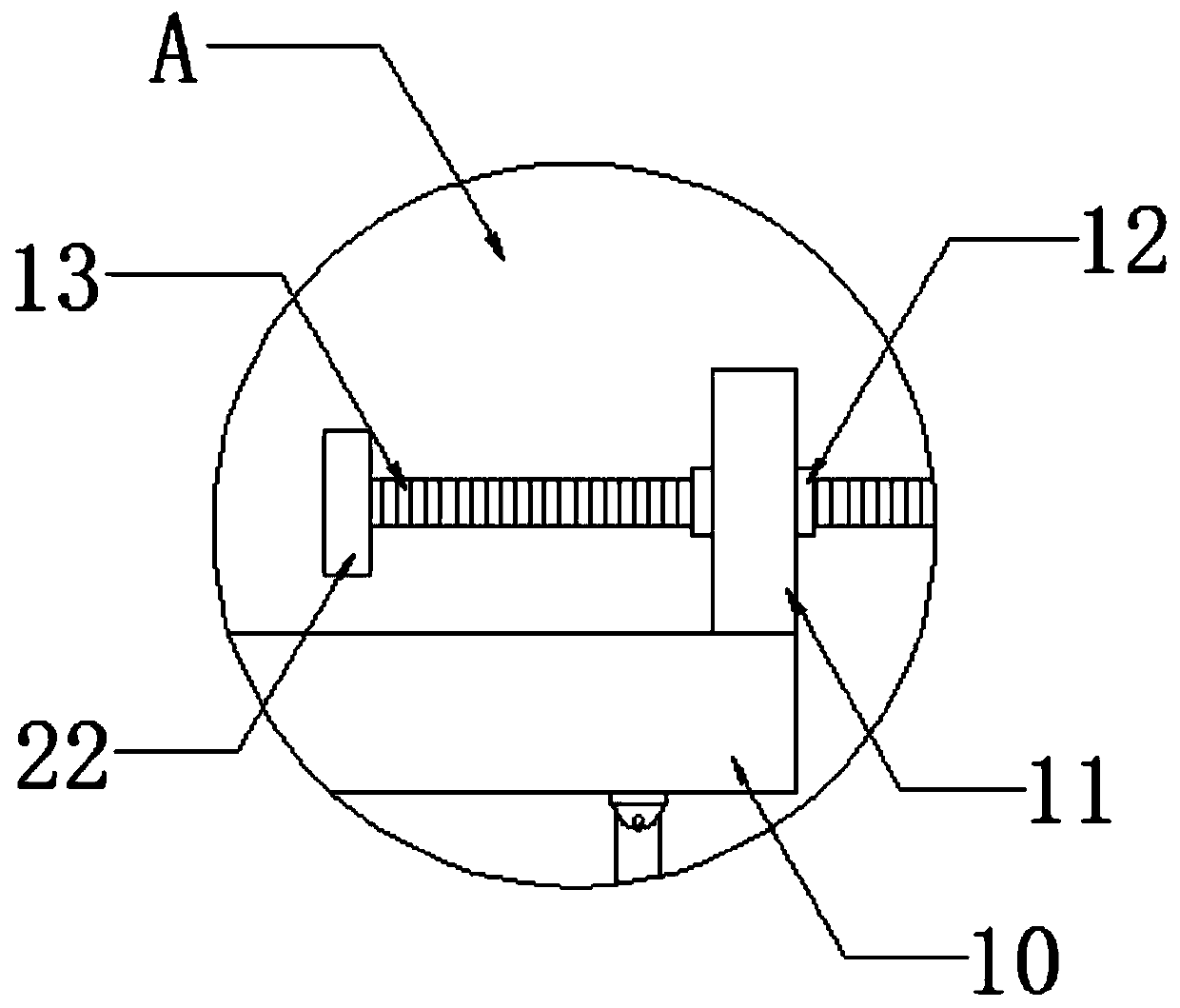 Deburring device for mold machining and using method