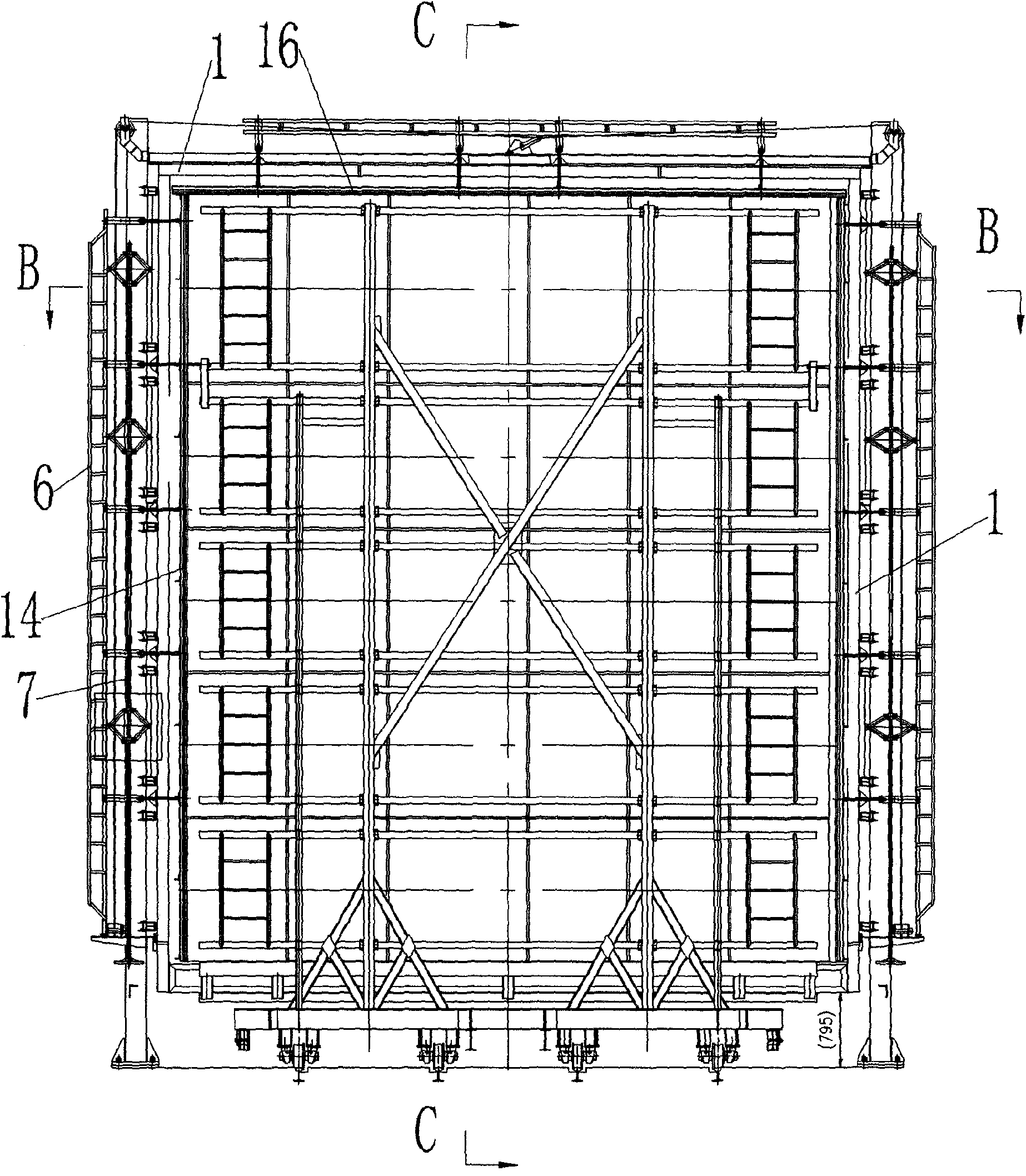 Trolley assembly annealing furnace