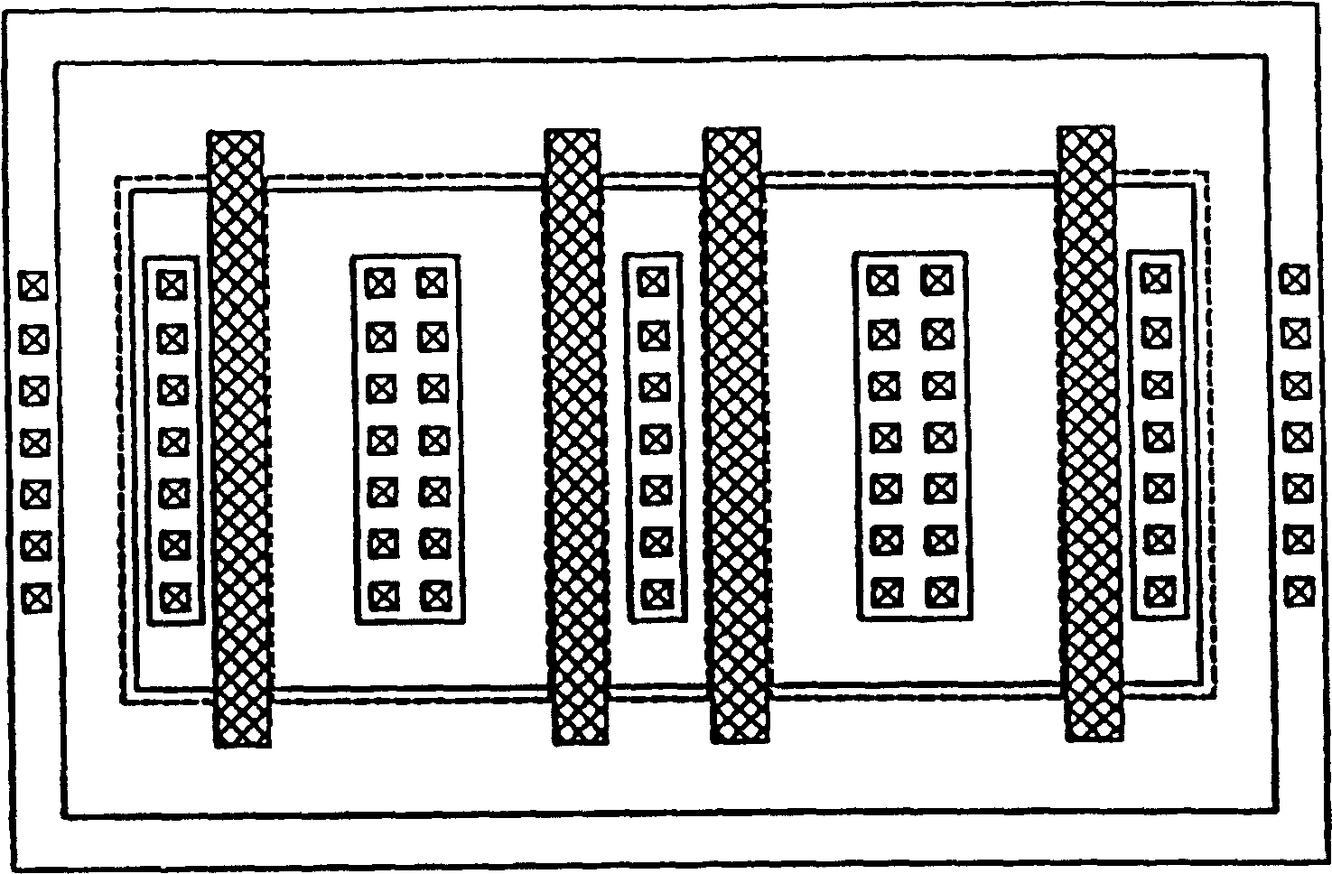 Static discharge protection circuit and relative metal oxide semiconductor transistor structure