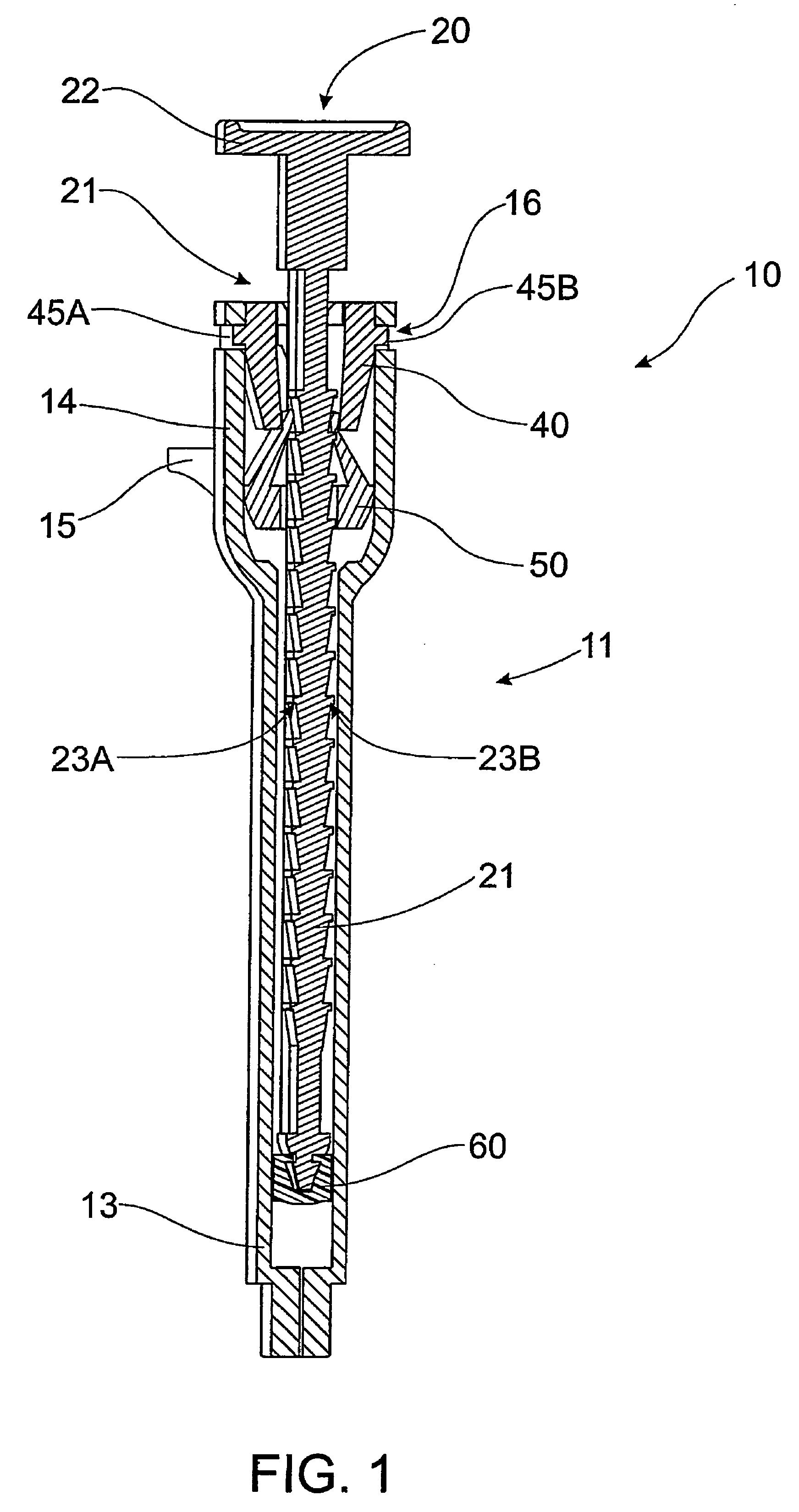 Automatically disabled syringe