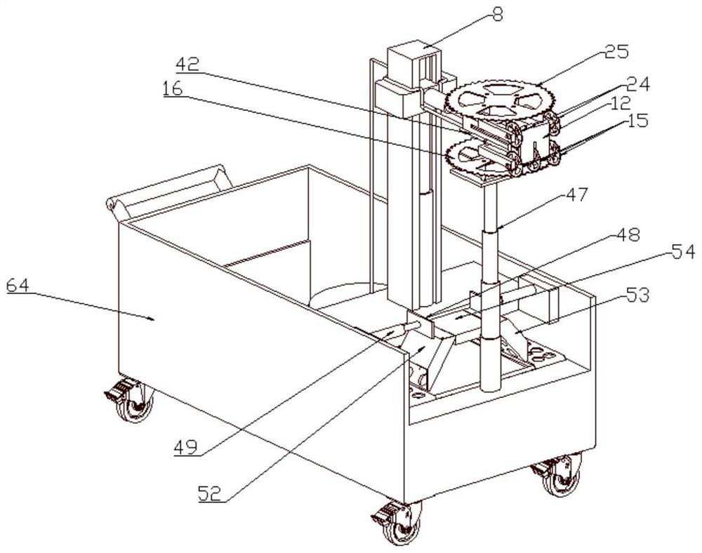 Building dismantling device for dismantling and recycling brick walls