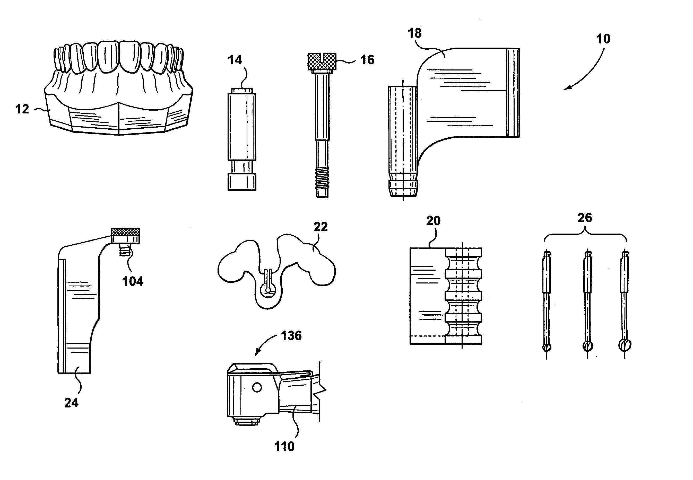 Implant positioning device and method