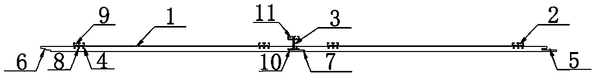 An indoor ceiling structure