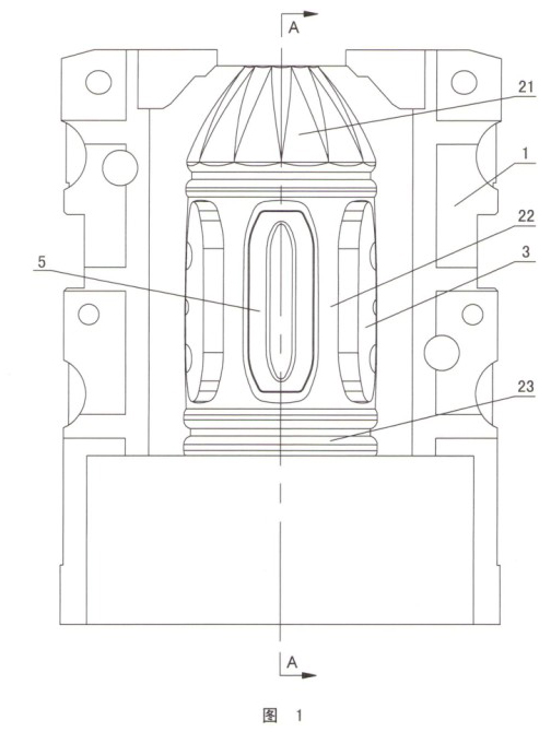 Capacity adjustment device of rotary bottle blowing die