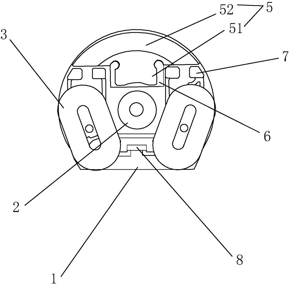 Novel vibration motor of mobile phone