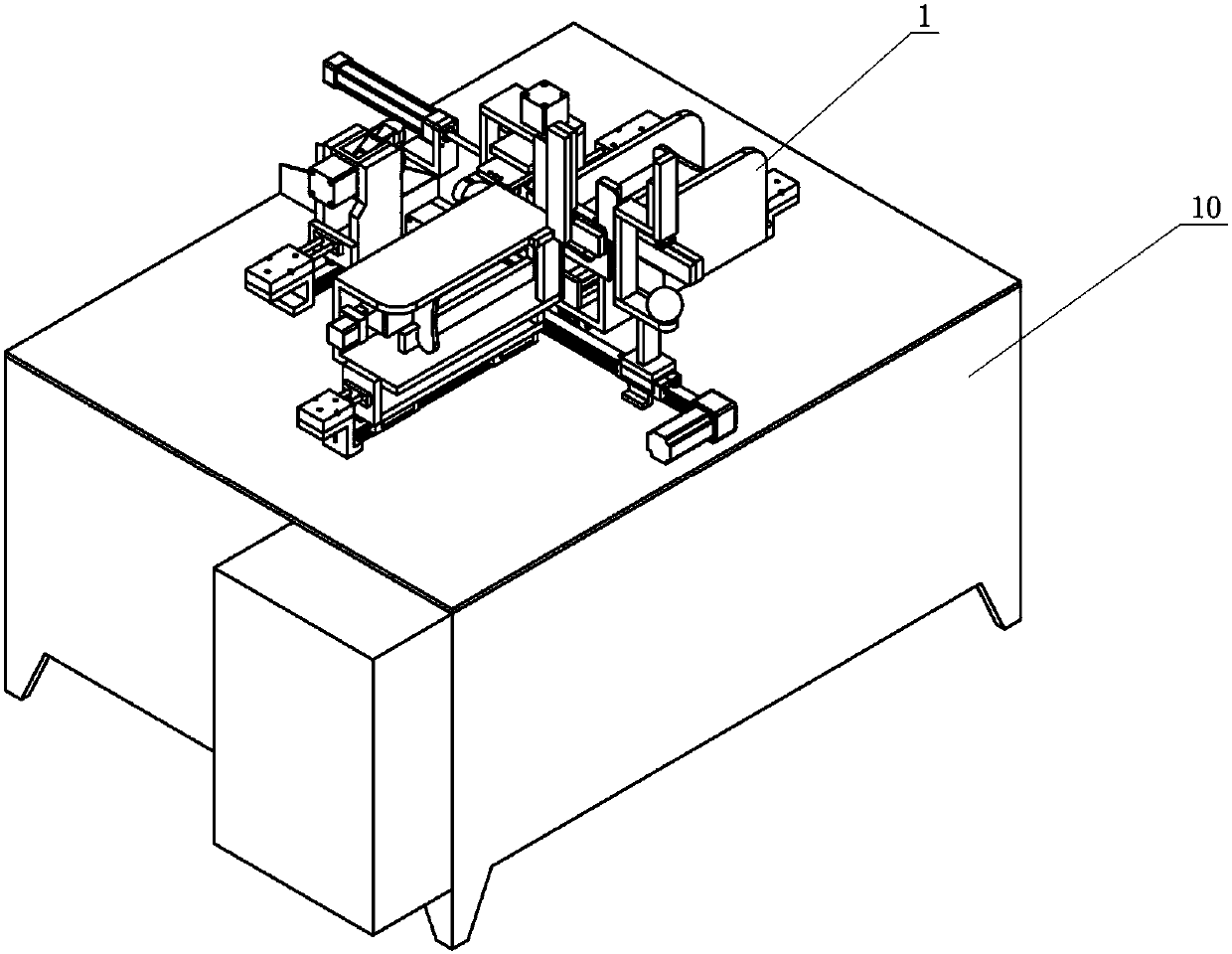 Fully automatic tennis ball felting machine