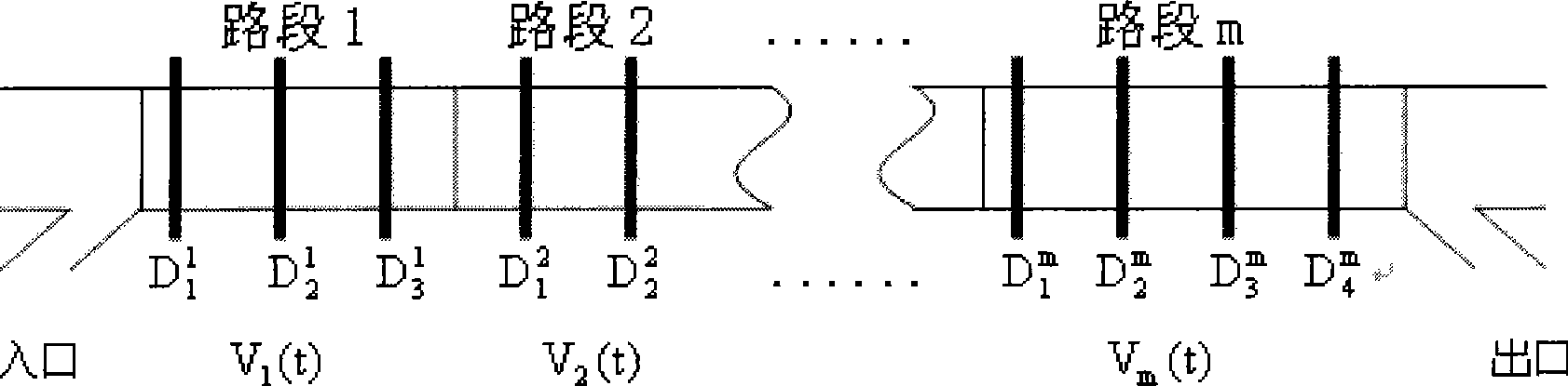 Prediction method for rapid road travel time