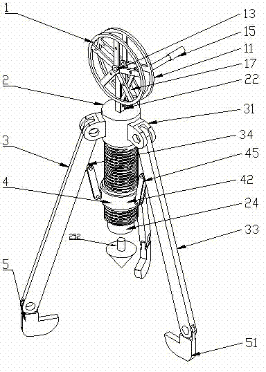 Dual-purpose three-claw puller