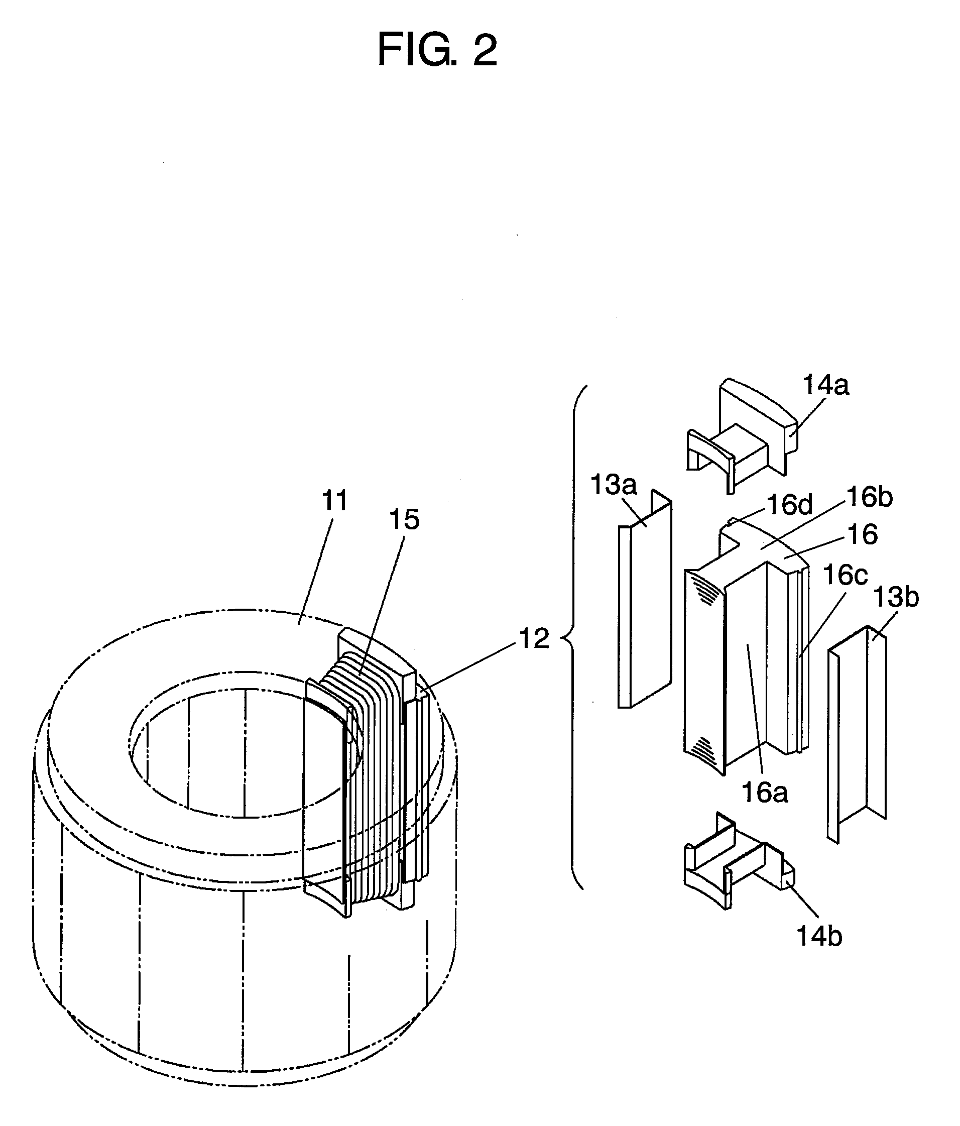 Stator and Motor, to Which the Stator is Applied, and Method of Manufacturing the Stator