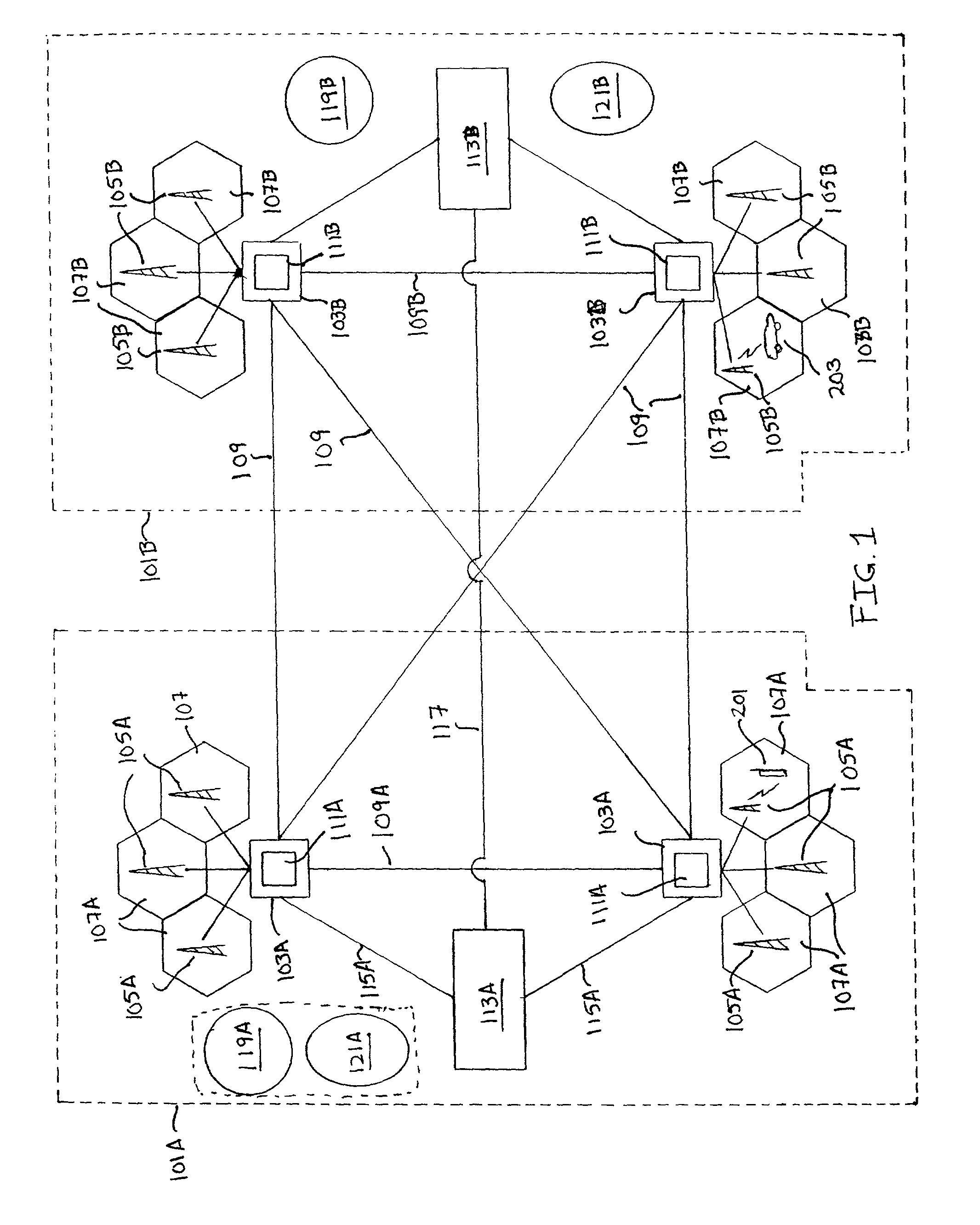 Sharing of wireless telephone services for a personal wireless telephone and a vehicular wireless telephone