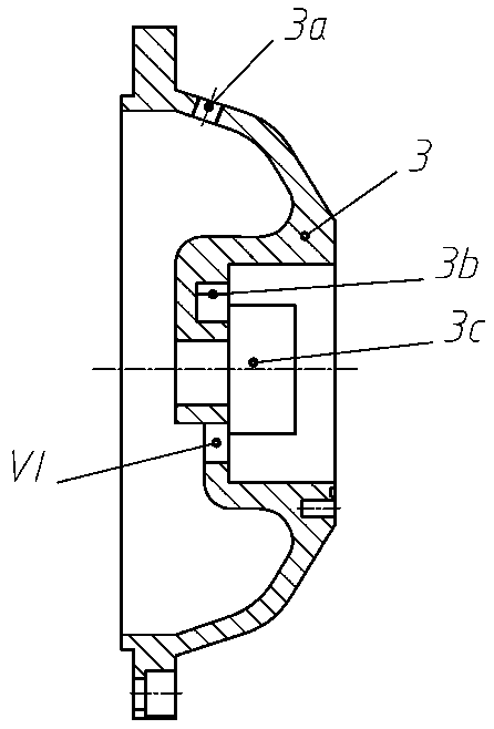 Hydraulic motor gear pump with impeller arranged on inlet for pressurizing liquid supply