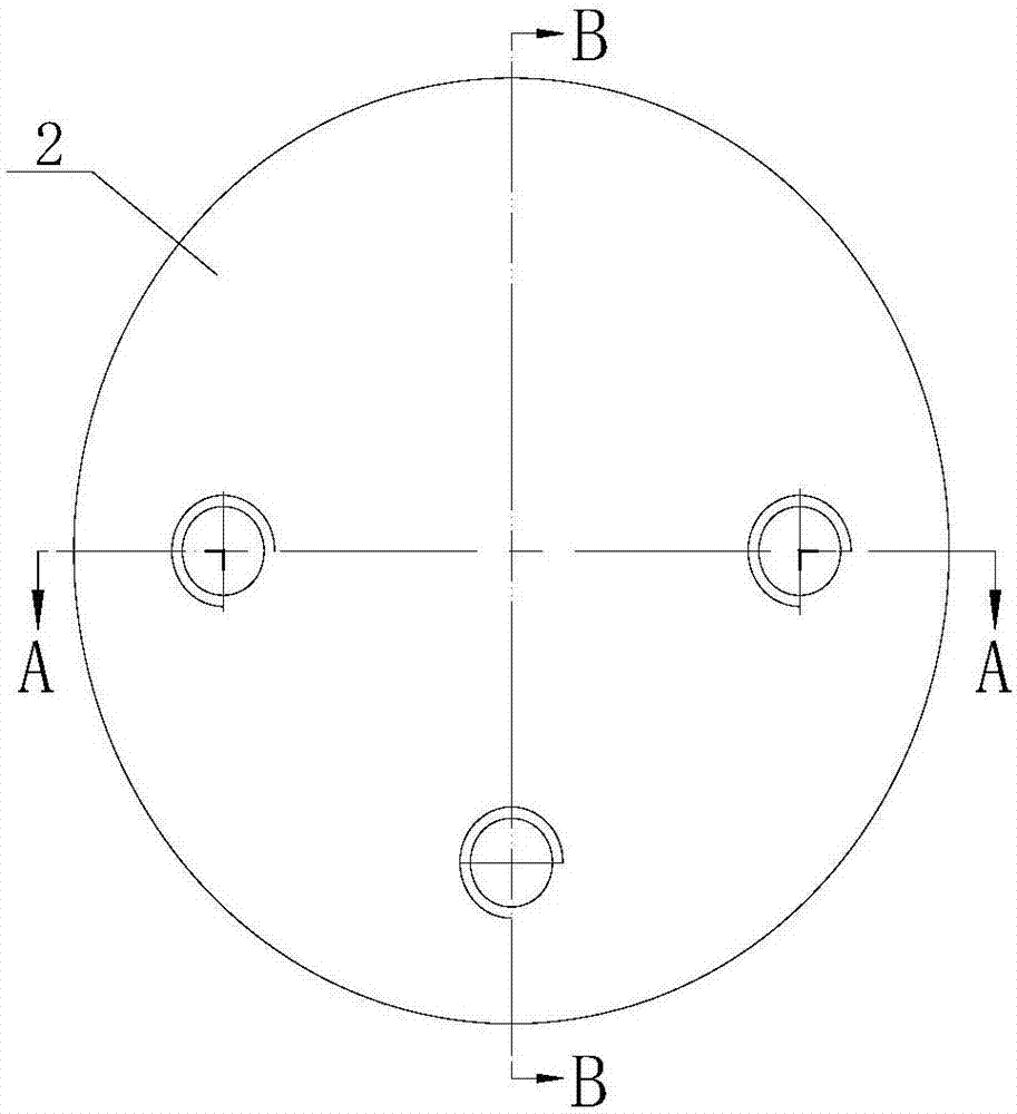 Air spring structure provided with auxiliary air chamber