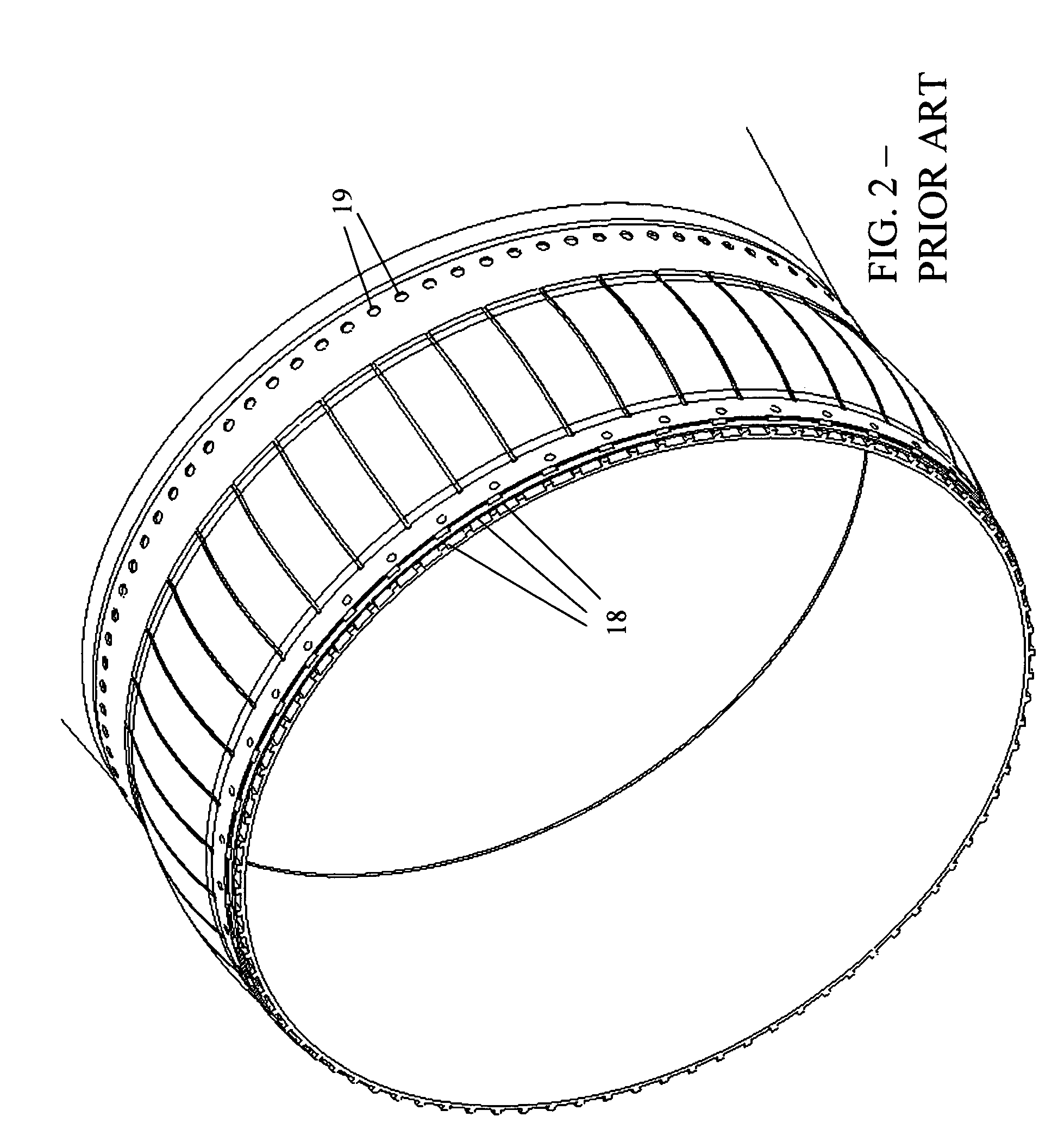 Combustion liner having improved cooling and sealing