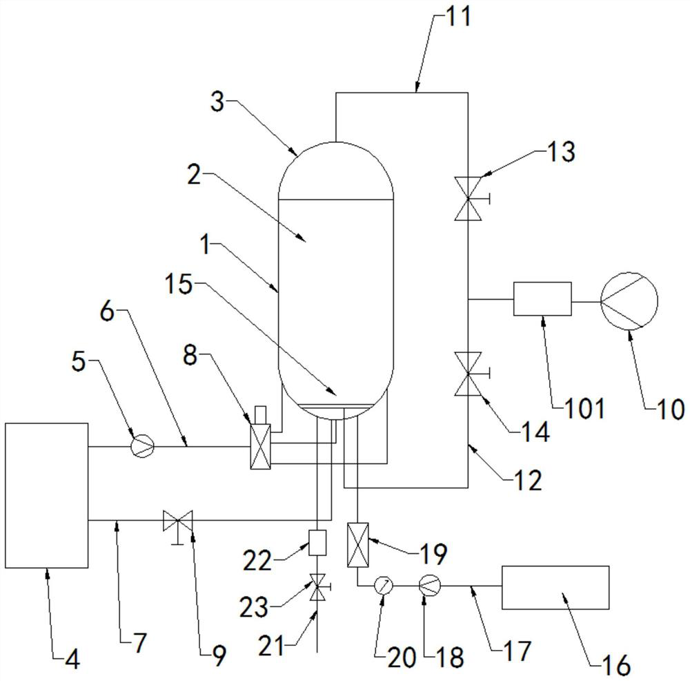 Quartz sand pickling method and device