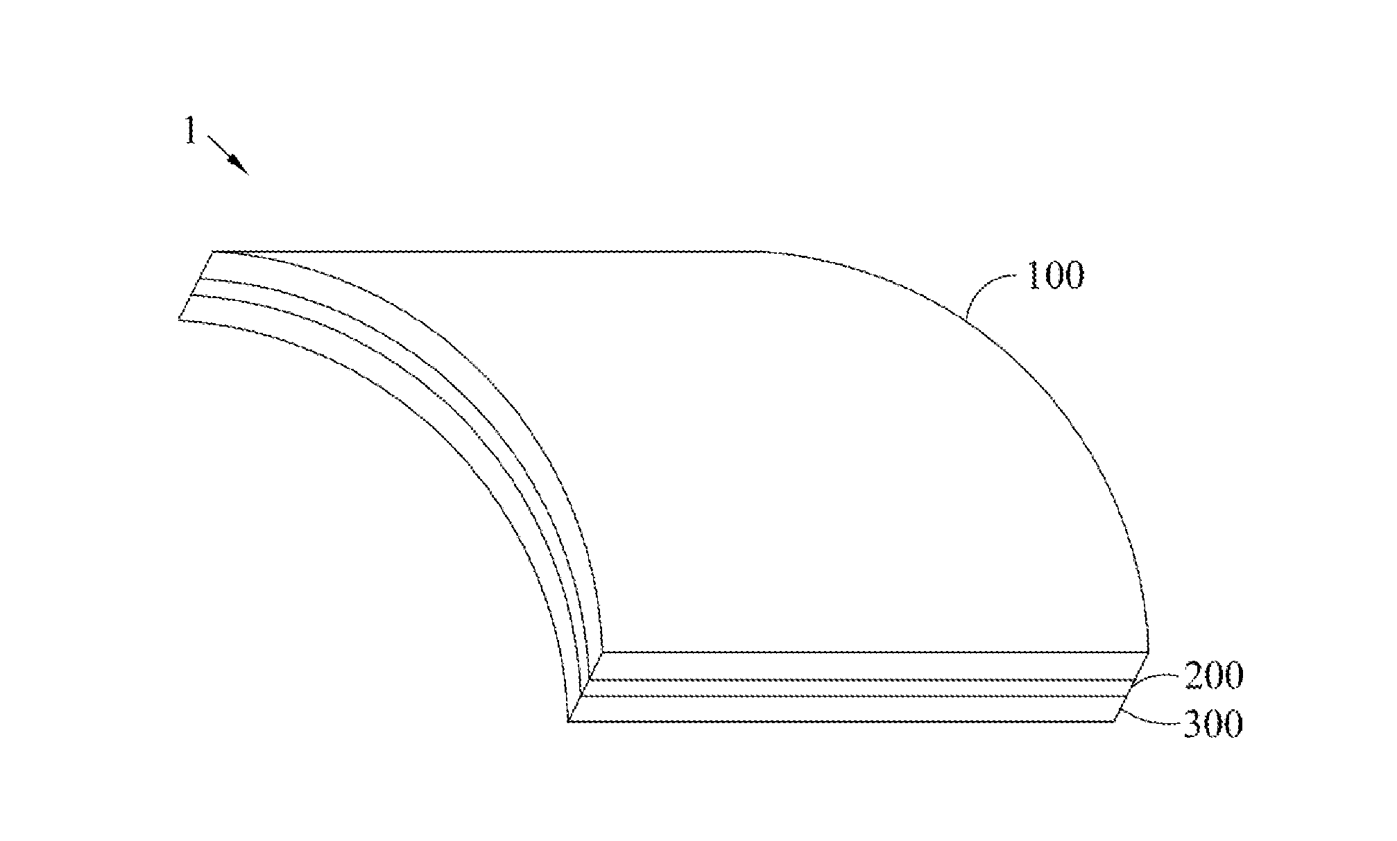 Curved touch panel and method for fabricating the same