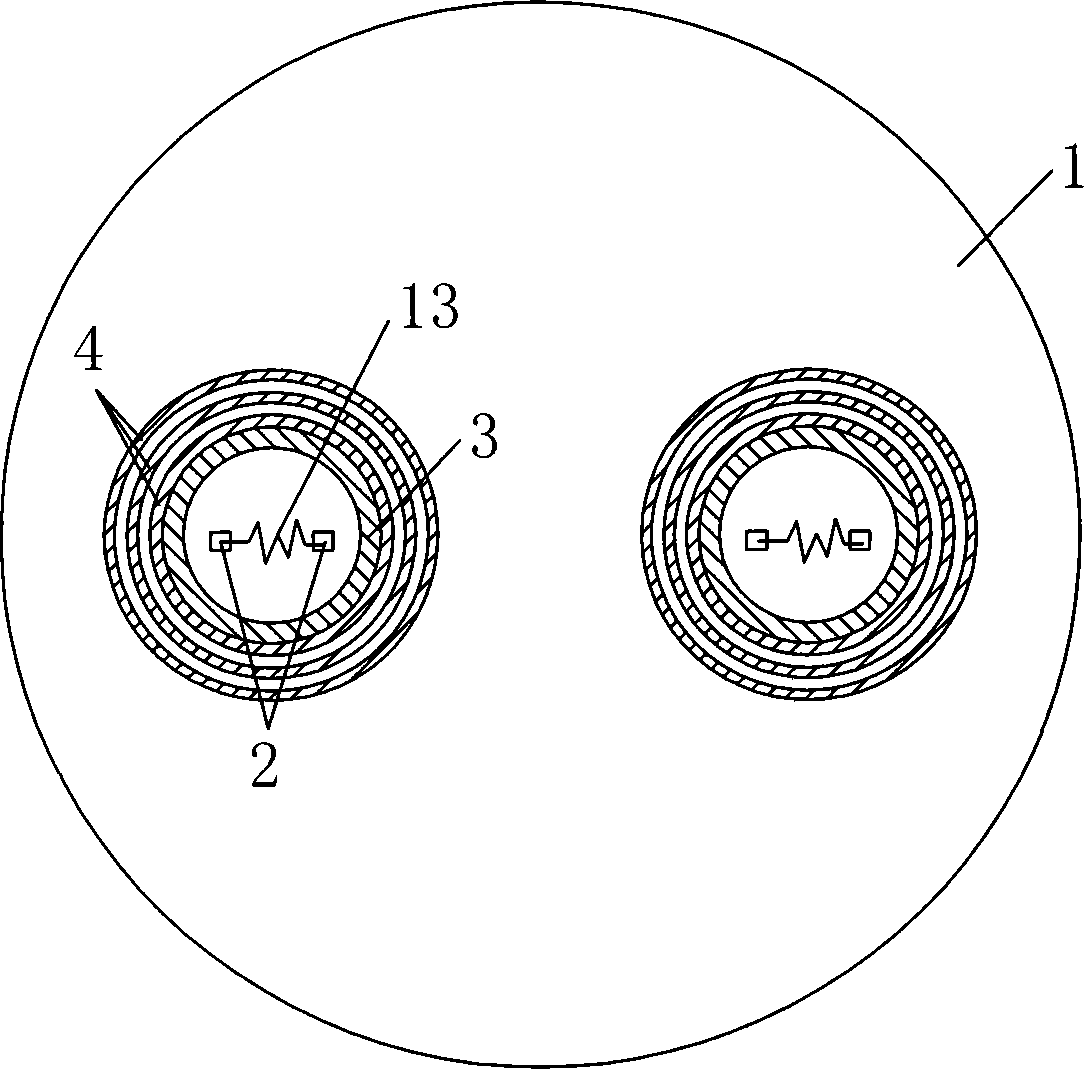 High temperature heating vacuum evaporation film coating device