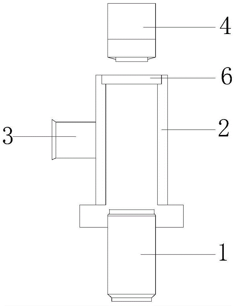 Vacuum cup vacuumizing device and working principle of vacuumizing device