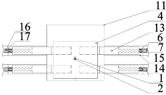 Elevator car braking device