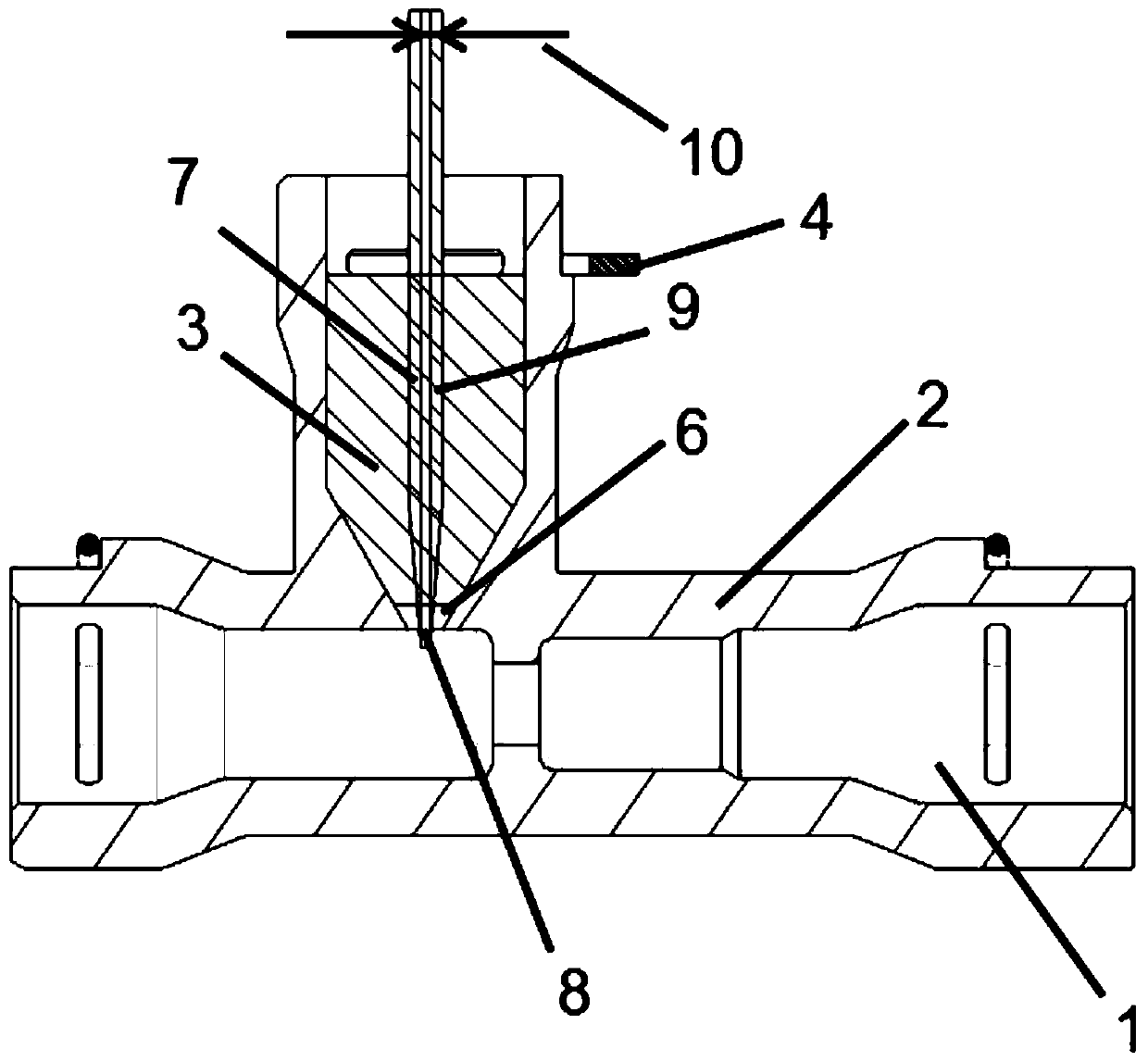 Venting device and method for venting a fluid guide line