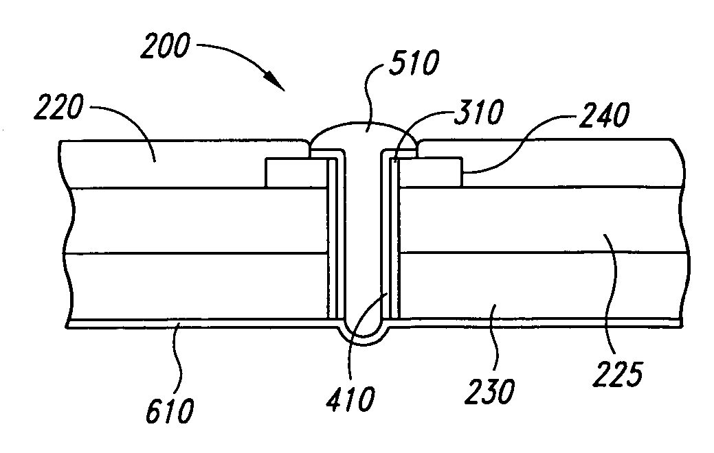 Through-wafer interconnects for photoimager and memory wafers