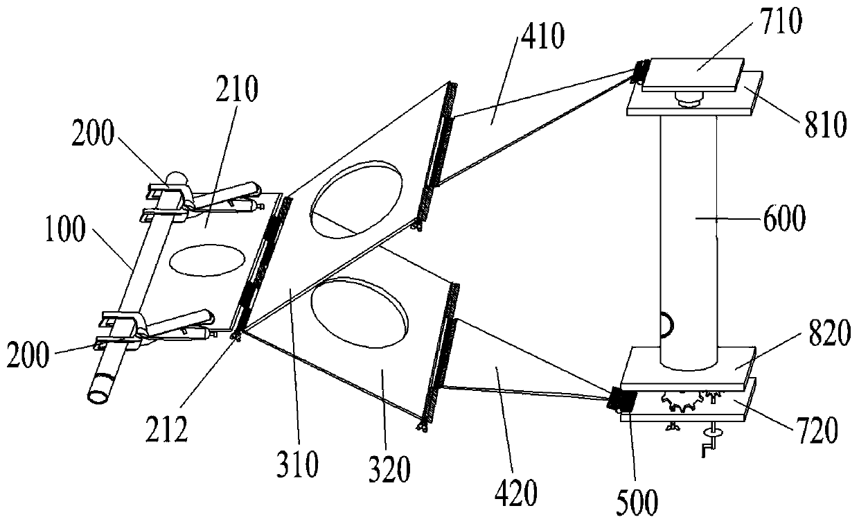 Support device used for X-ray instrument and flaw detection method