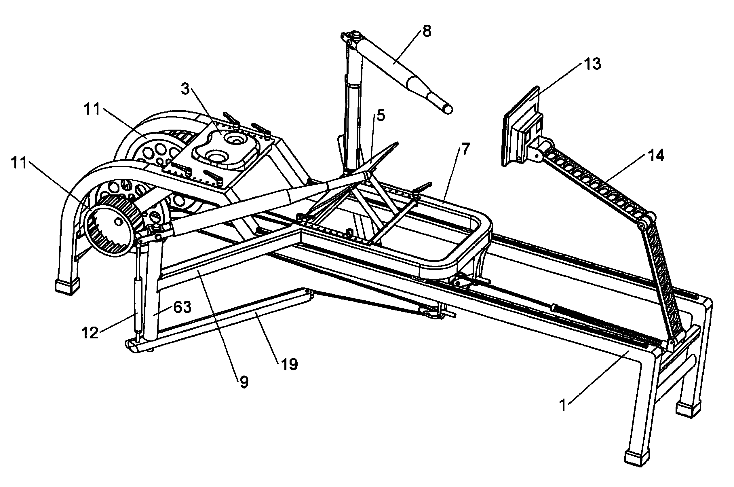 Rowing trainer