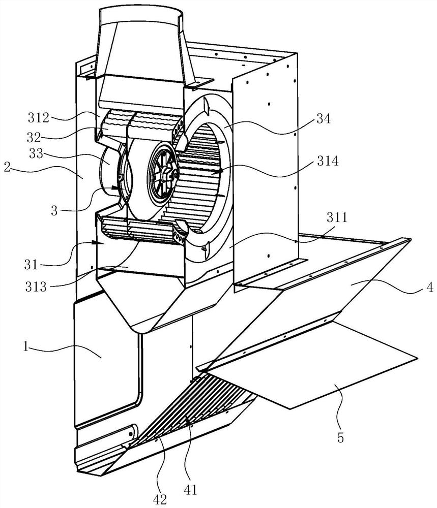 Air inlet ring assembly, fan system and extractor hood