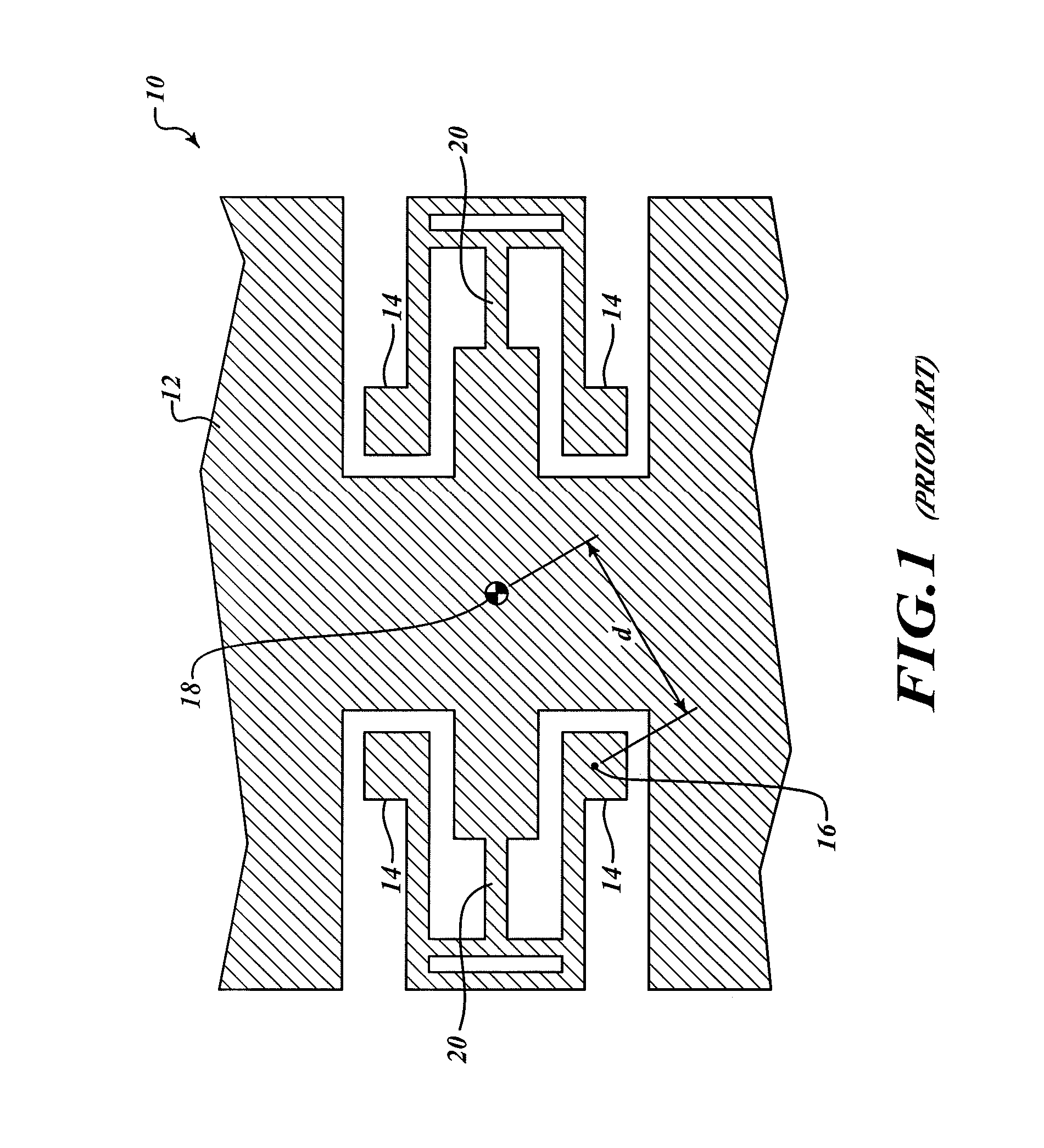 Mounting system for torsional suspension of a MEMS device