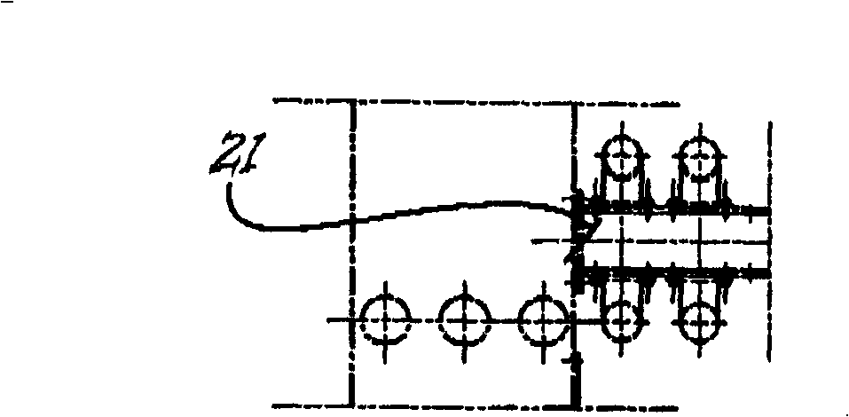 Horizontal drier usually for ceramic materials and method thereof