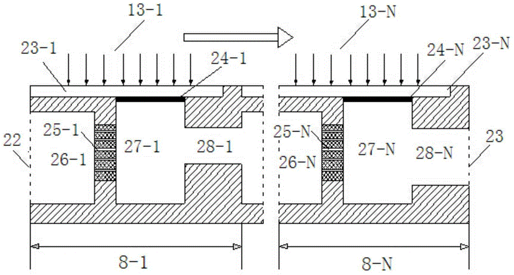 Compression-ejection compound refrigerating system using Knudsen compressor