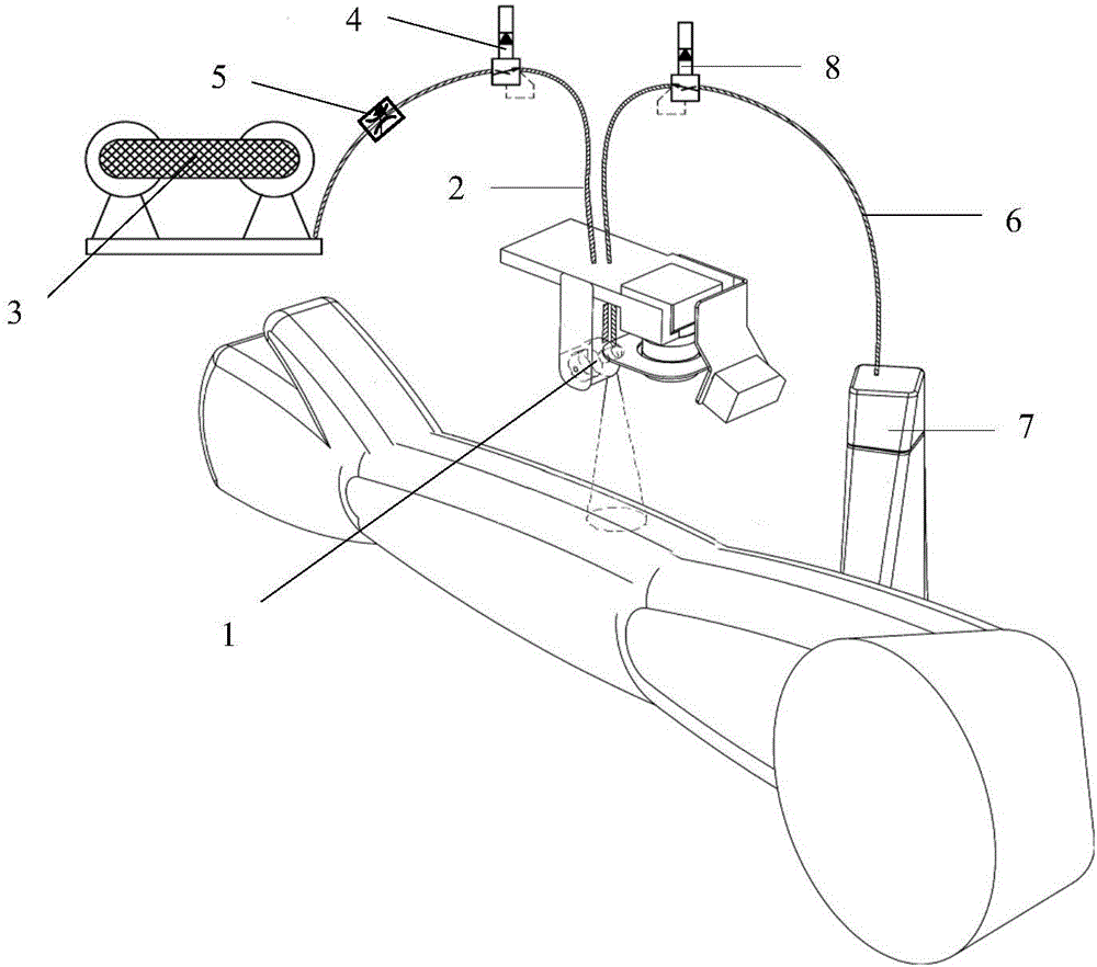 Automatic disinfectant spraying device