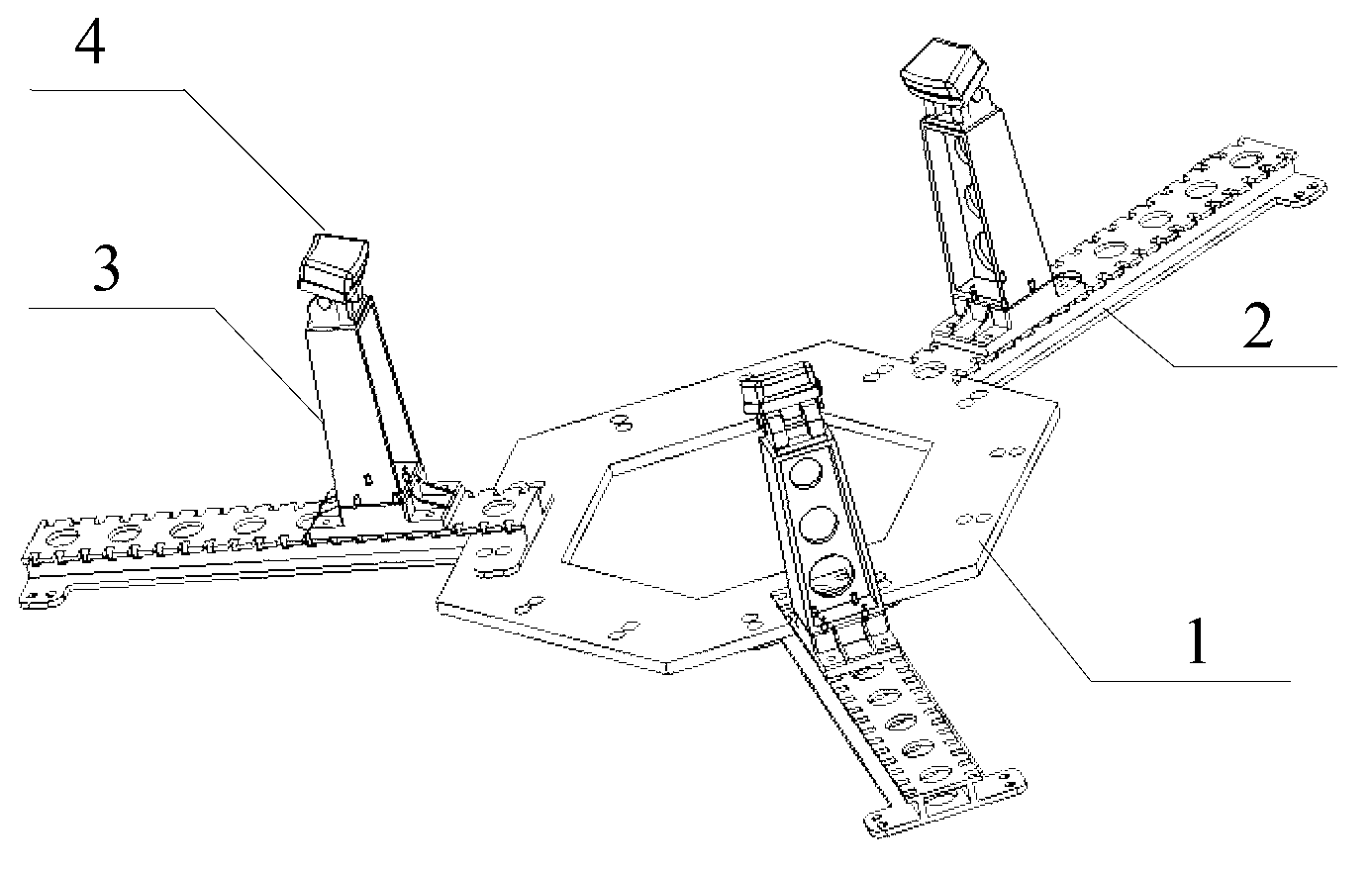 Expandable parking device for planet entering prober experiments