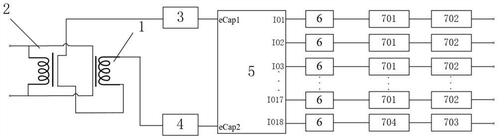 Impedance automatic matching device and matching method of magnetic characteristic measurement system