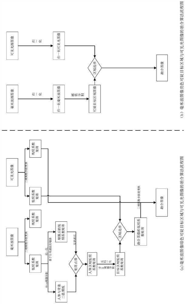 A Fusion Method of Passive Millimeter Wave Image and Visible Light Image in Human Body Security Inspection