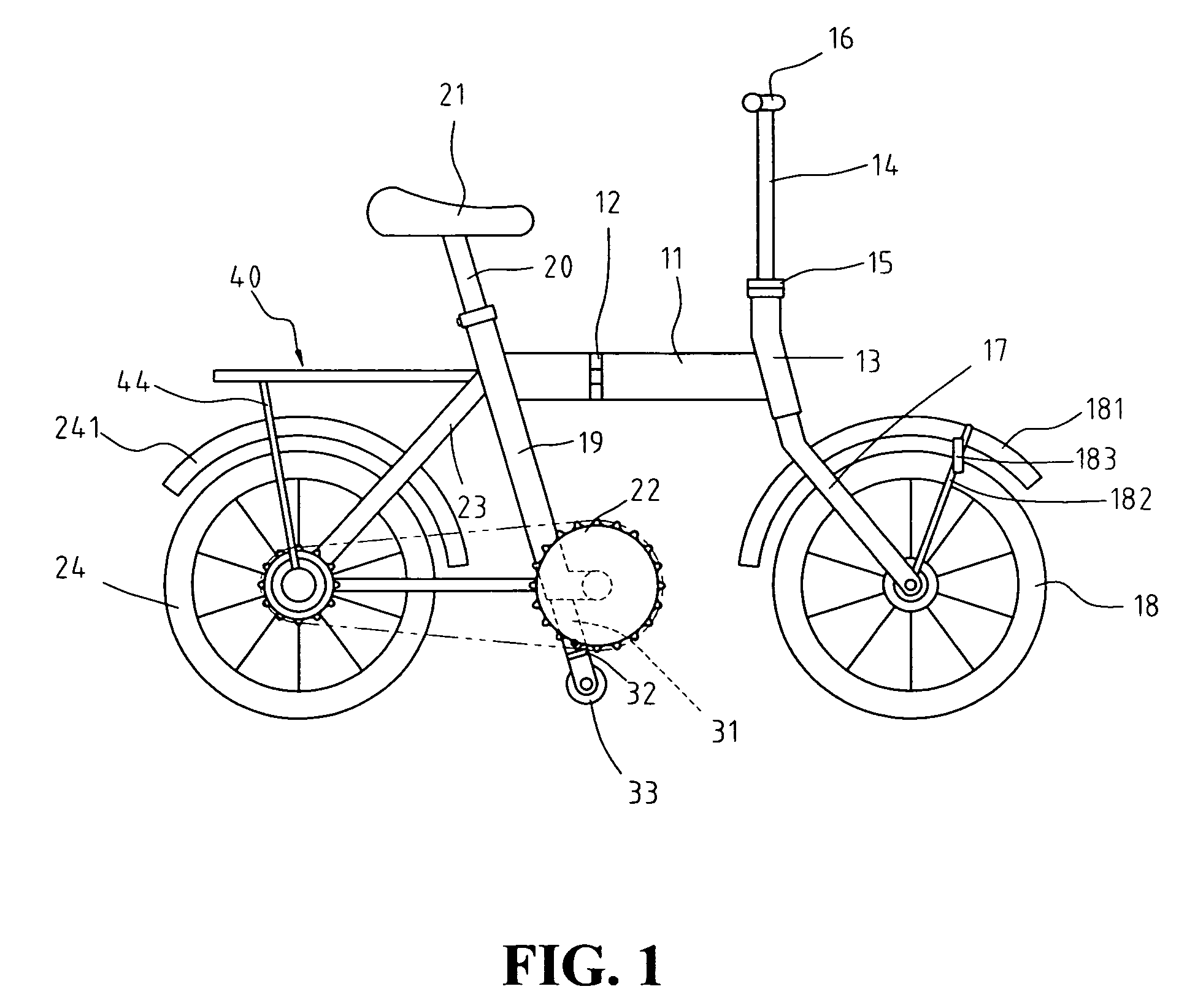 Foldable bicycle