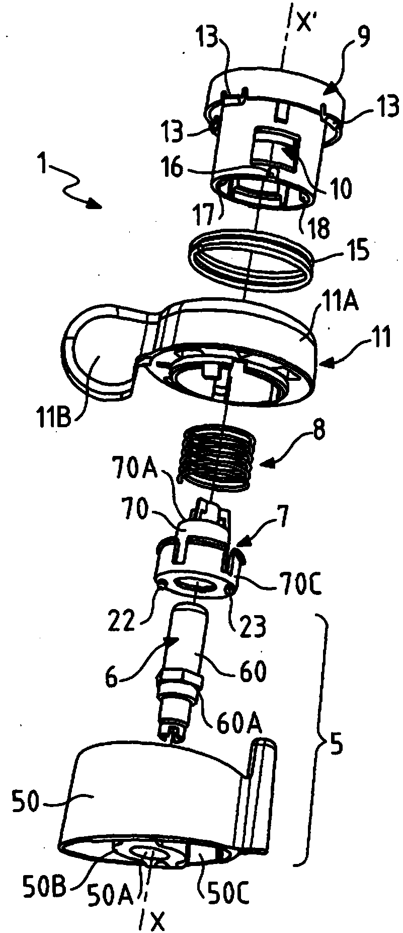 Valve for a pressurized cooking appliance, and pressurized cooking appliance provided with such a valve