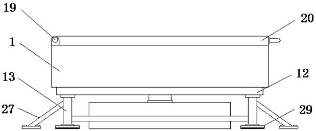 Adjustable water cooling device for cable production