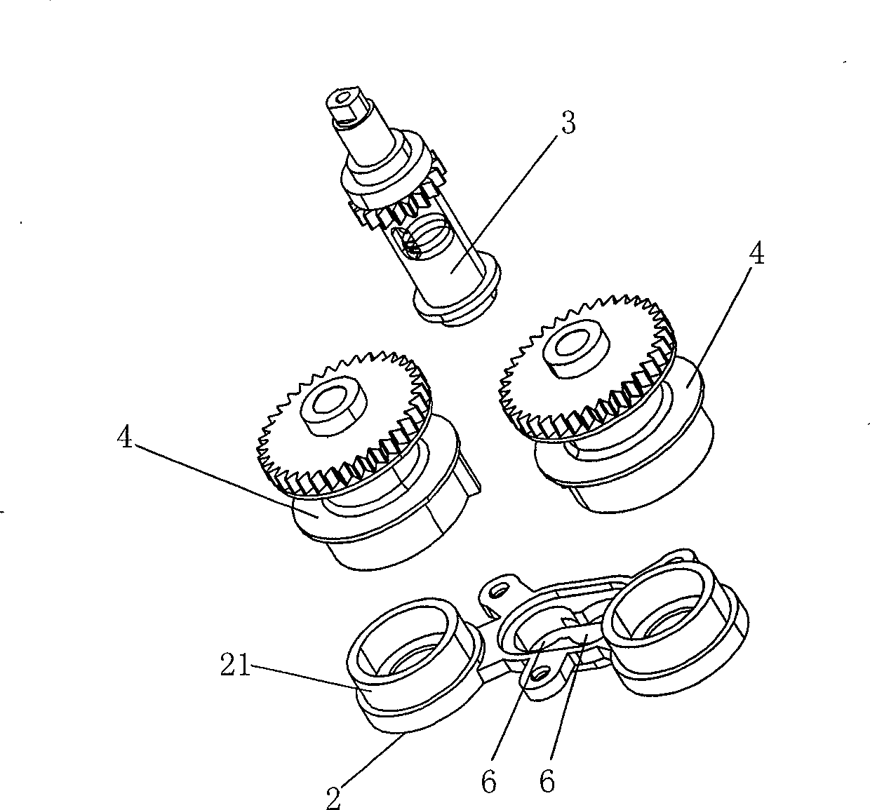 Hand-operated equipment for clothes-horse